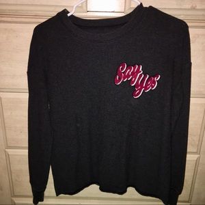 Patched Long Sleeve